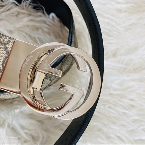 Gucci Reversible GG Supreme belt 90/36 - Picture 6 of 13